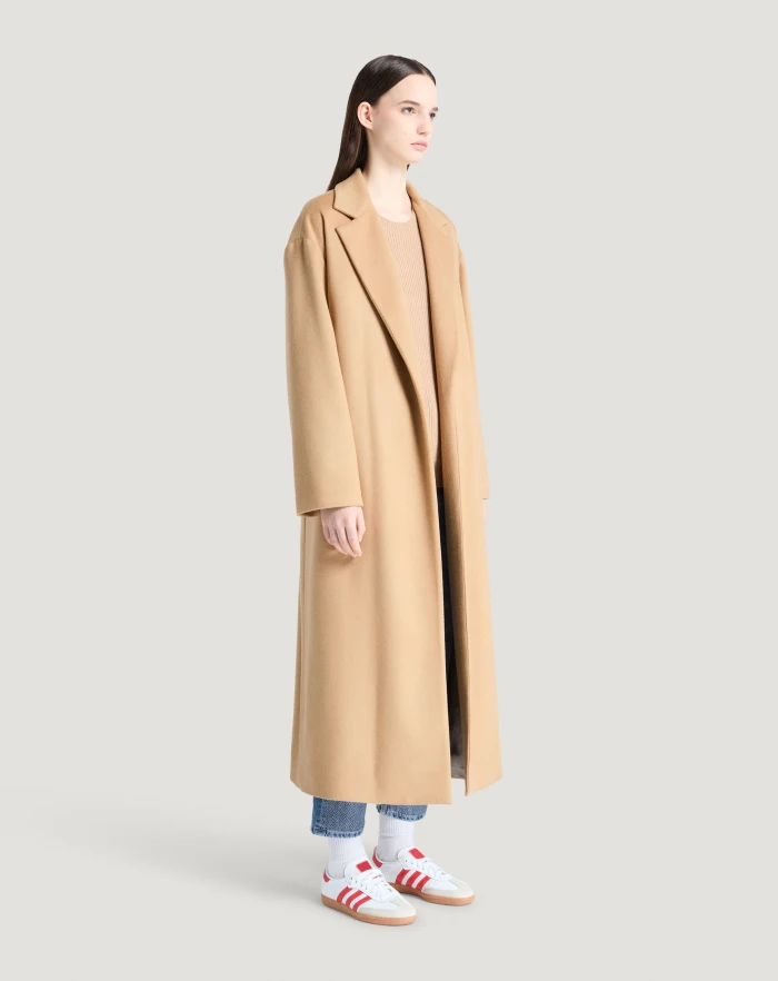 Pantaloni Torino Cappotto in drap di lana e cachemire Consegna Veloce