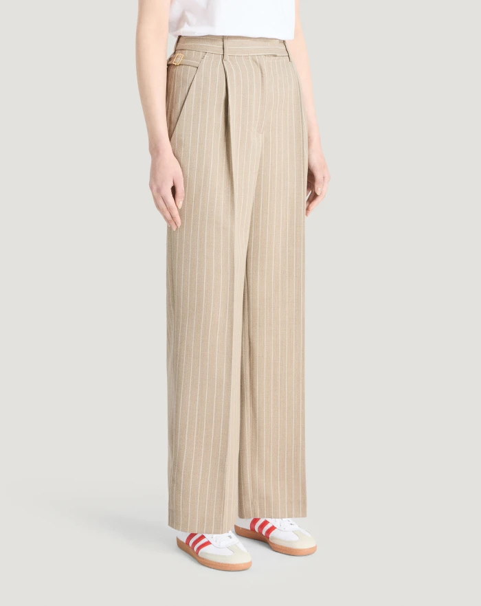 Pantaloni Torino Pantaloni Isabel in lana mouliné Fino Al -60%