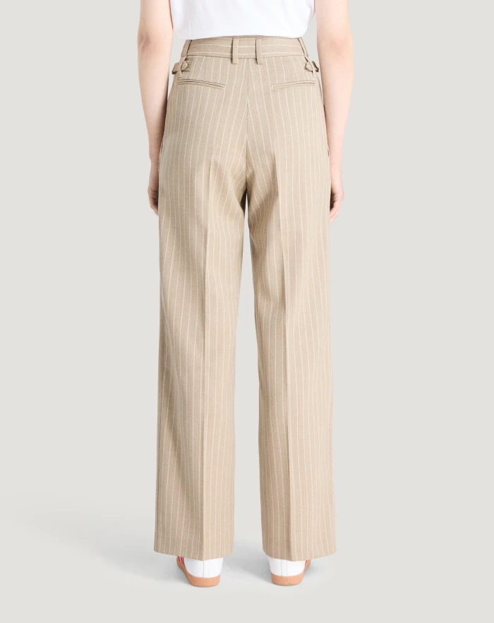 Pantaloni Torino Pantaloni Isabel in lana mouliné Fino Al -60%