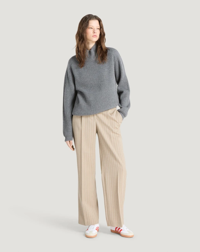 Pantaloni Torino Pantaloni Isabel in lana mouliné Fino Al -60%