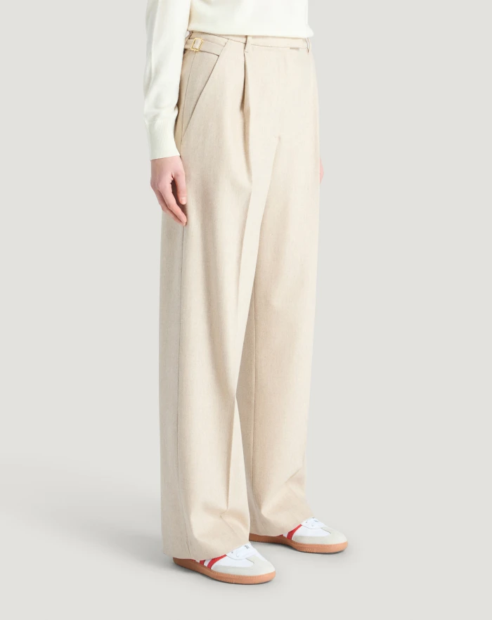 Pantaloni Torino Pantaloni Isabel in flanella Affare Del Giorno