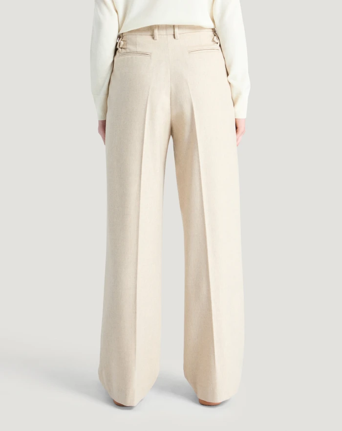 Pantaloni Torino Pantaloni Isabel in flanella Affare Del Giorno