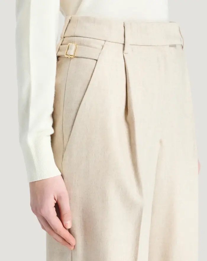 Pantaloni Torino Pantaloni Isabel in flanella Affare Del Giorno
