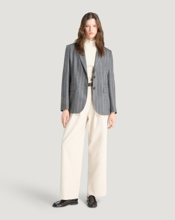 Pantaloni Torino Giacca in flanella a righe Sconto