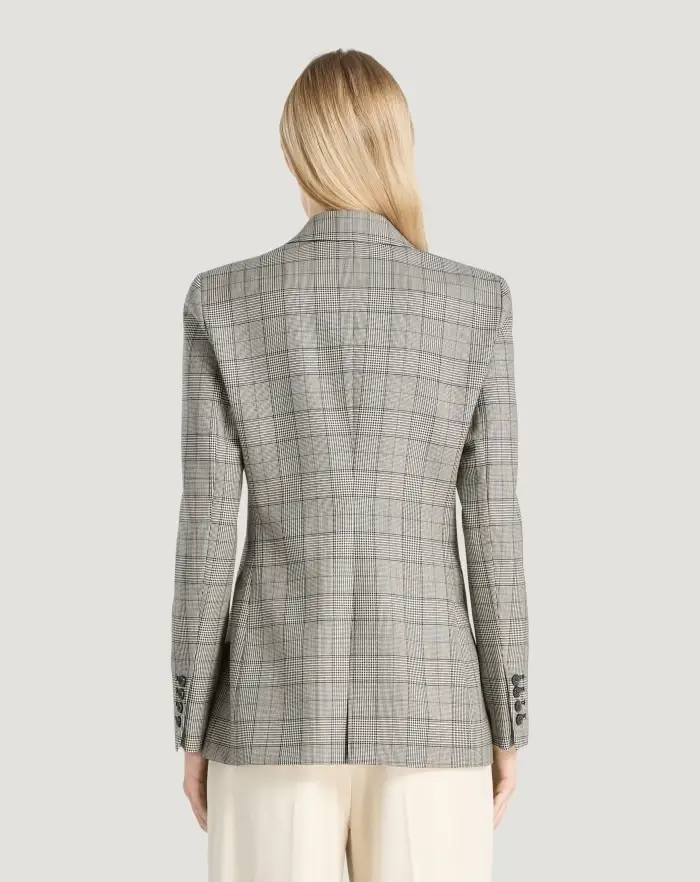 Pantaloni Torino Blazer in lana check Online