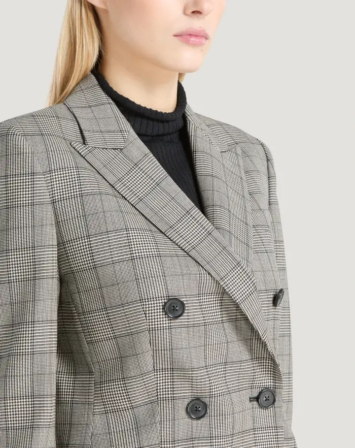 Pantaloni Torino Blazer in lana check Online