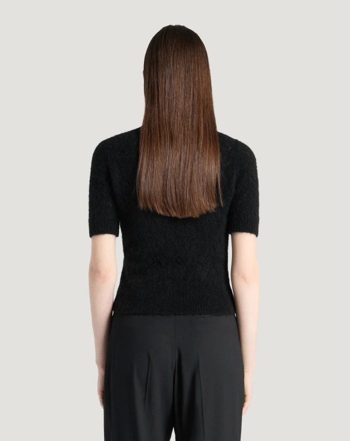 Pantaloni Torino Maglia in mohair e lana In Vendita
