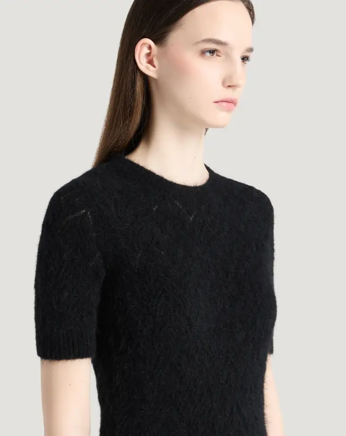 Pantaloni Torino Maglia in mohair e lana In Vendita