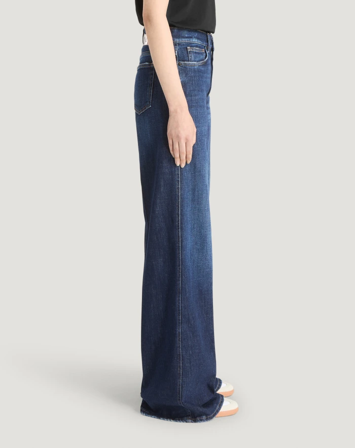 Pantaloni Torino Jeans Cyndi in denim loose Offerte