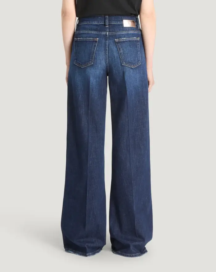 Pantaloni Torino Jeans Cyndi in denim loose Offerte