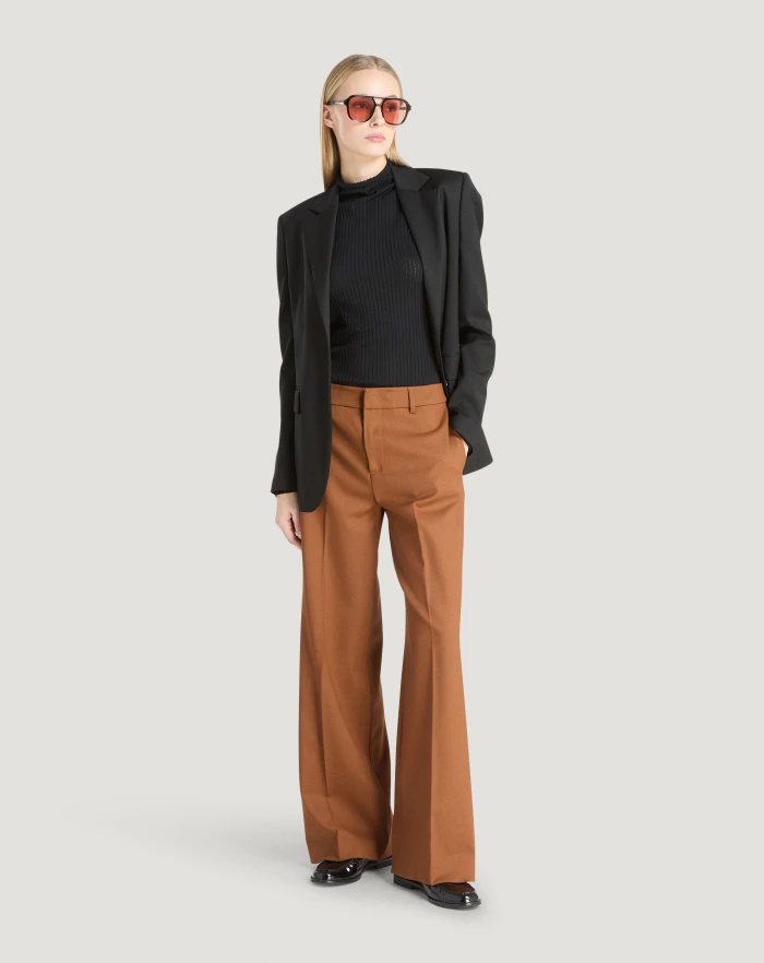 Pantaloni Torino Pantaloni Lorenza in lana stretch Vendite Flash