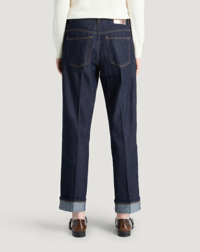 Pantaloni Torino Jeans Tina in denim supersoft Nuova