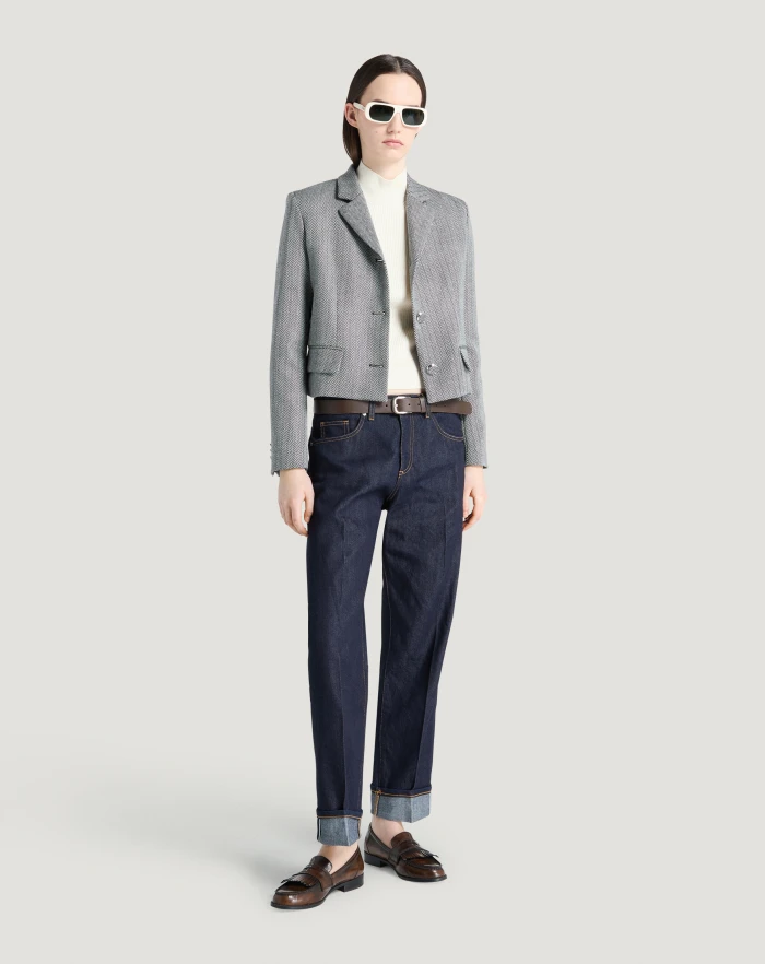 Pantaloni Torino Jeans Tina in denim supersoft Nuova