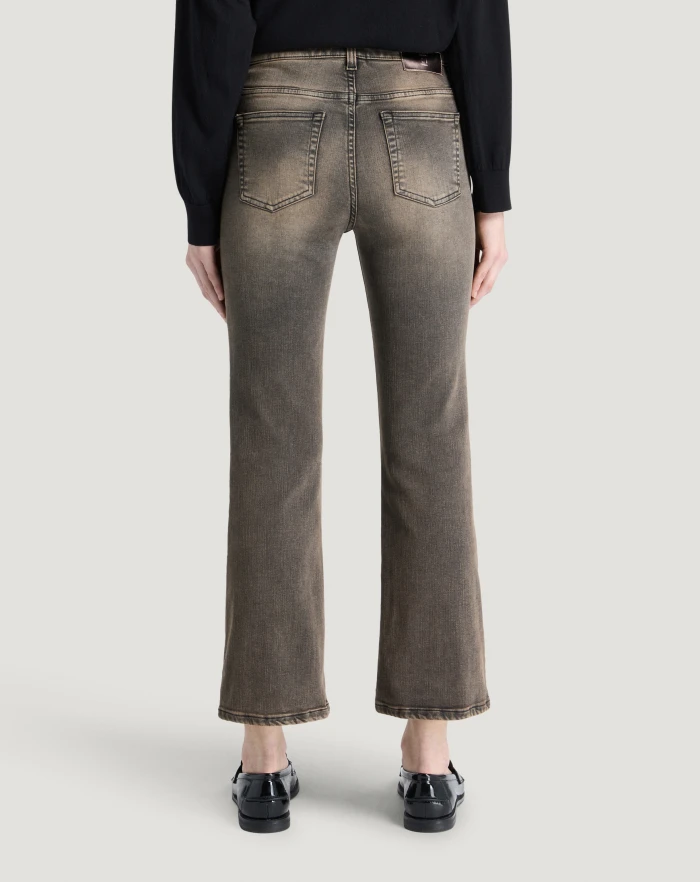 Pantaloni Torino Jeans Kim in black denim stretch Moda
