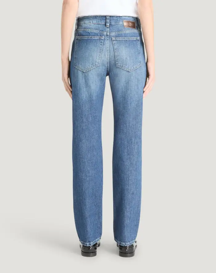 Pantaloni Torino Jeans Alanis in denim di cotone Acquista Ora