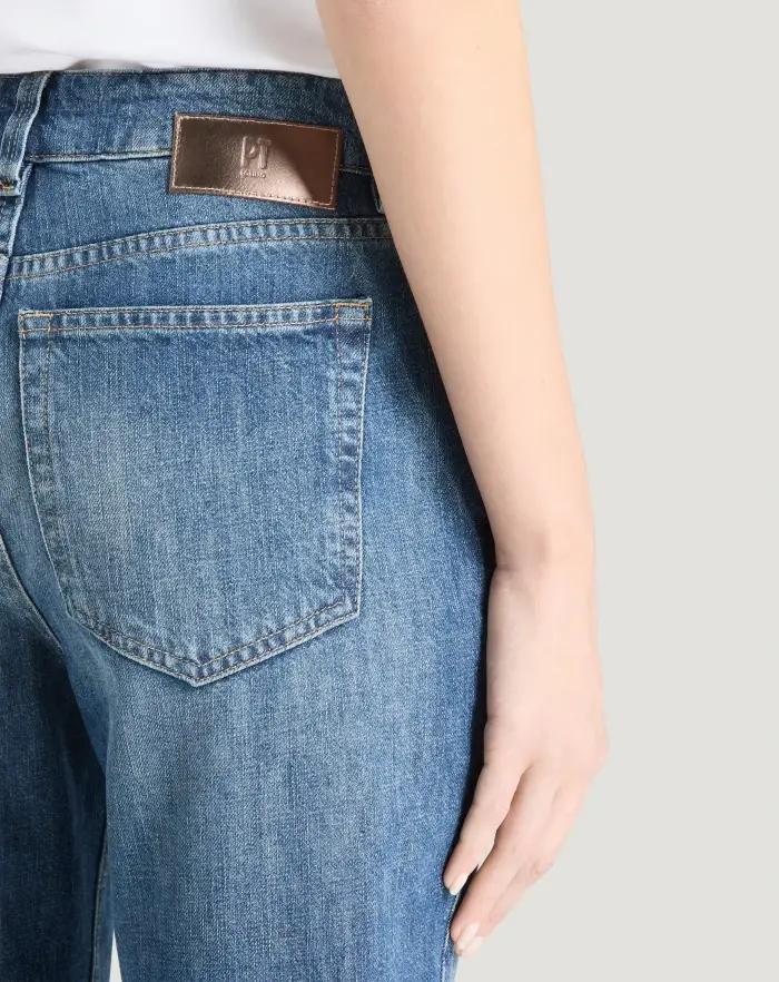 Pantaloni Torino Jeans Alanis in denim di cotone Acquista Ora