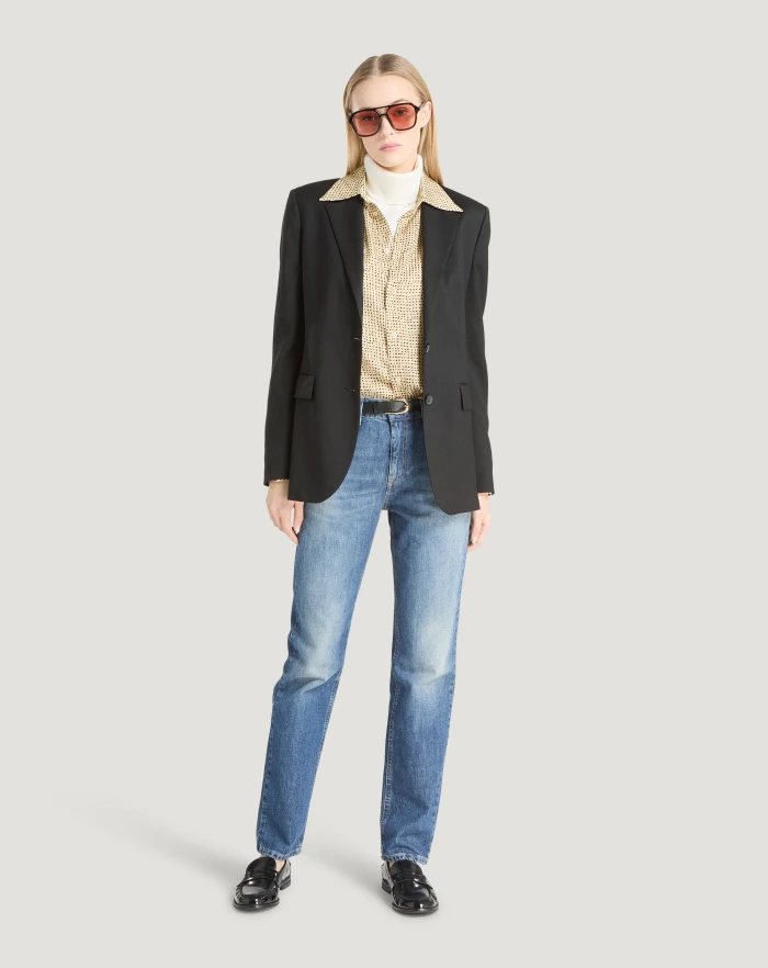 Pantaloni Torino Jeans Alanis in denim di cotone Acquista Ora