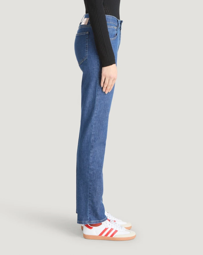 Pantaloni Torino Jeans Alanis in stretch indigo batavia Consegna Veloce