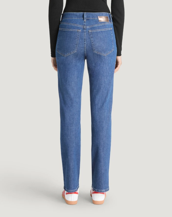 Pantaloni Torino Jeans Alanis in stretch indigo batavia Consegna Veloce