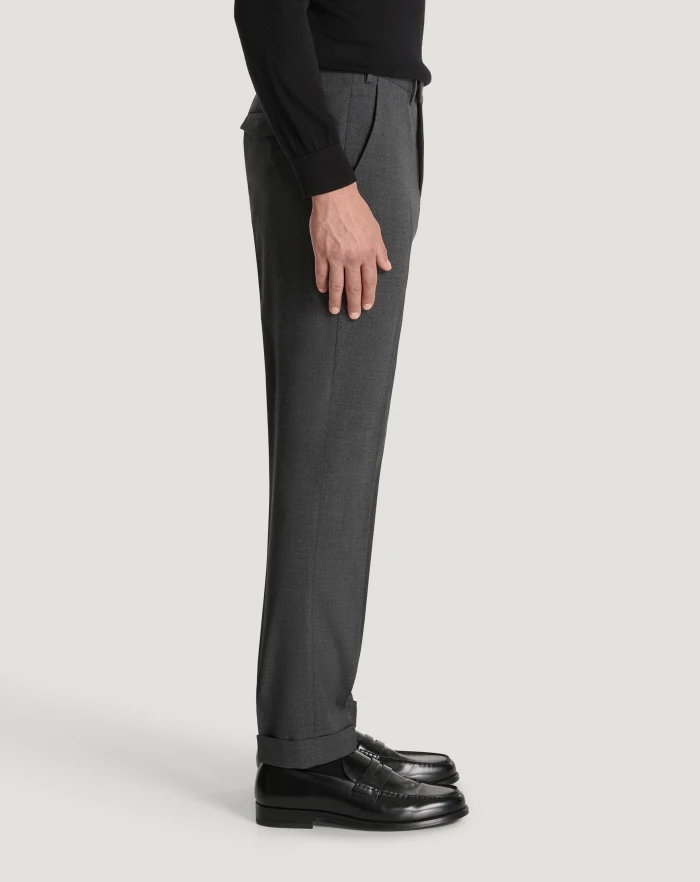 Pantaloni Torino Pantaloni Master in lana batavia Prezzo Ridotto
