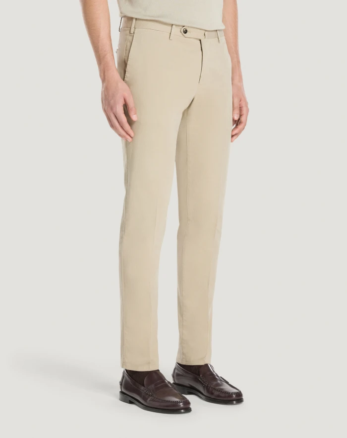 Pantaloni Torino Pantaloni Slim in cotone batavia Presa