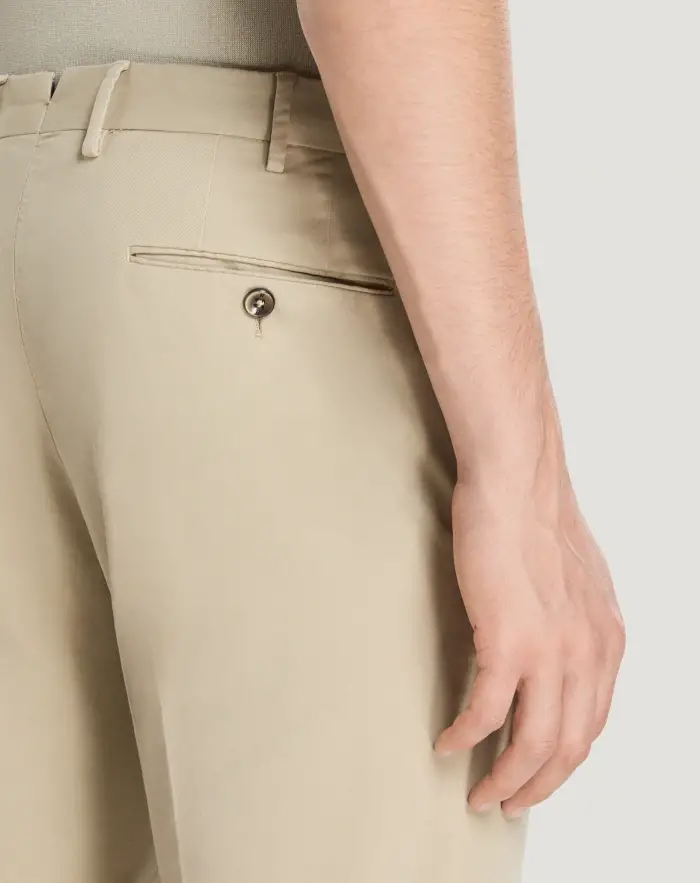 Pantaloni Torino Pantaloni Slim in cotone batavia Presa