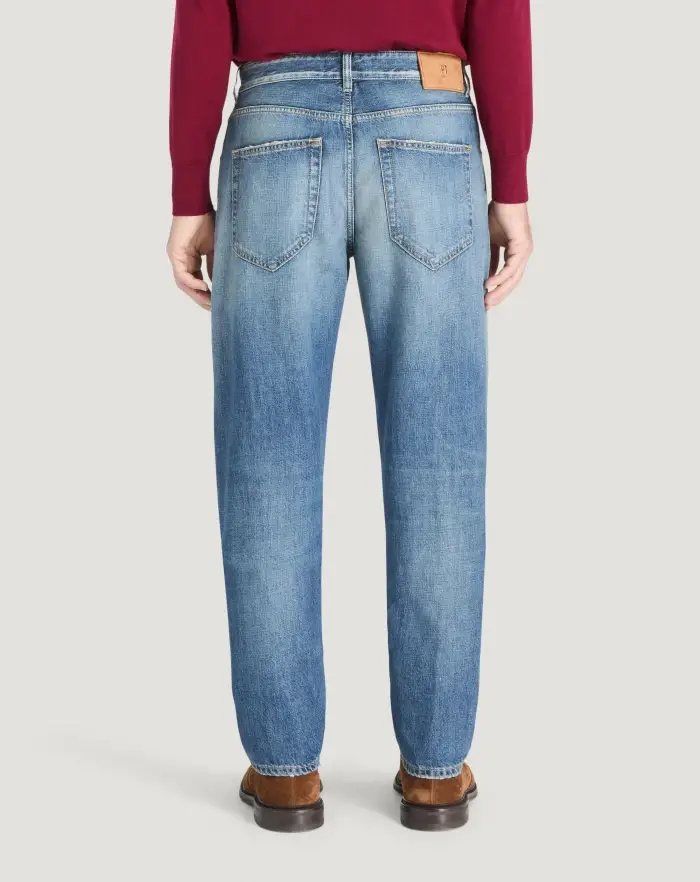 Pantaloni Torino Jeans Reggae in denim di cotone Sconto