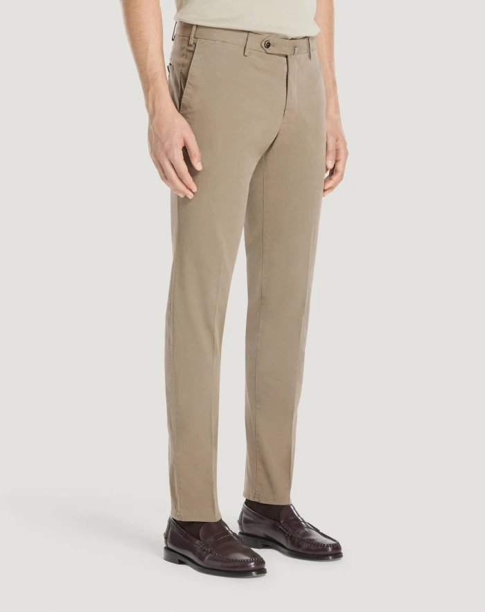 Pantaloni Torino Pantaloni Slim in cotone batavia Economico