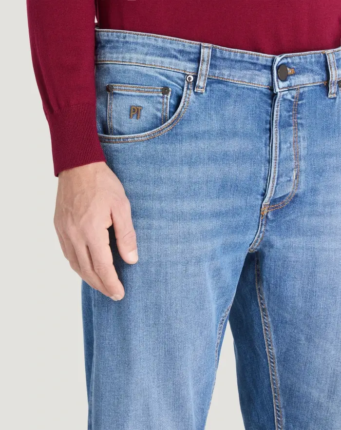 Pantaloni Torino Jeans Reggae in denim stretch superfine Saldi