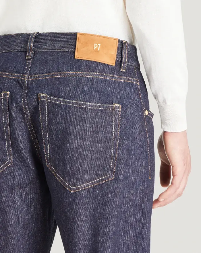Pantaloni Torino Jeans Breakbeat in denim organico stretch Vendita Calda