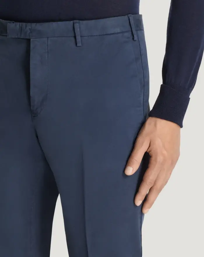 Pantaloni Torino Pantaloni Skinny in cotone batavia Saldi Di Fabbrica