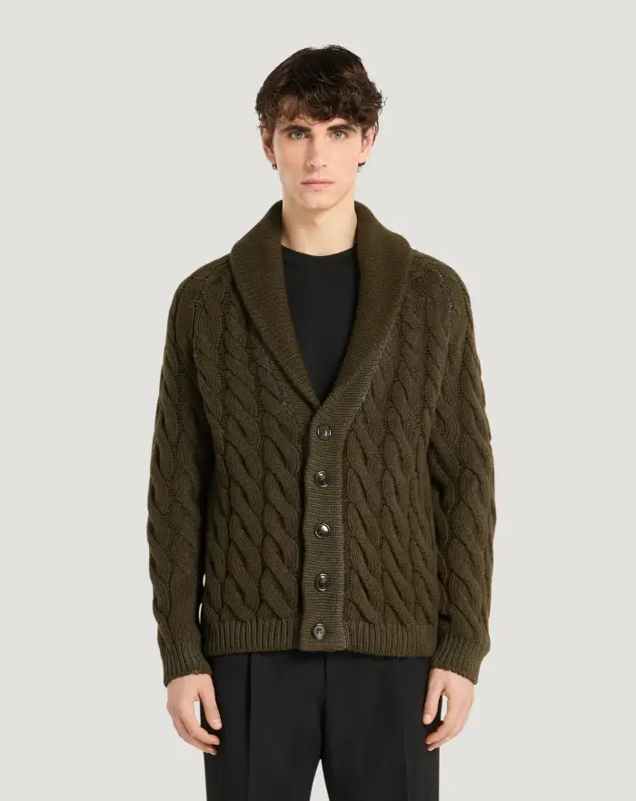 Pantaloni Torino Cardigan in lana e cachemire Negozio