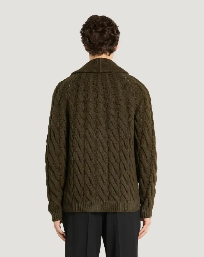 Pantaloni Torino Cardigan in lana e cachemire Negozio
