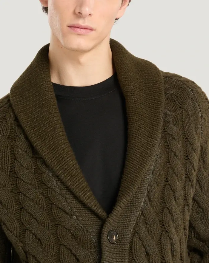 Pantaloni Torino Cardigan in lana e cachemire Negozio