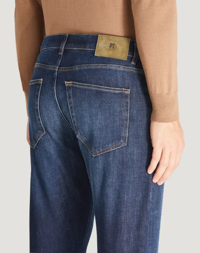 Pantaloni Torino Jeans Breakbeat in denim loose In Saldo