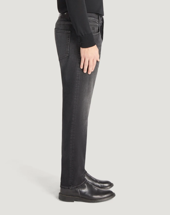 Pantaloni Torino Jeans Breakbeat in black denim double 2025