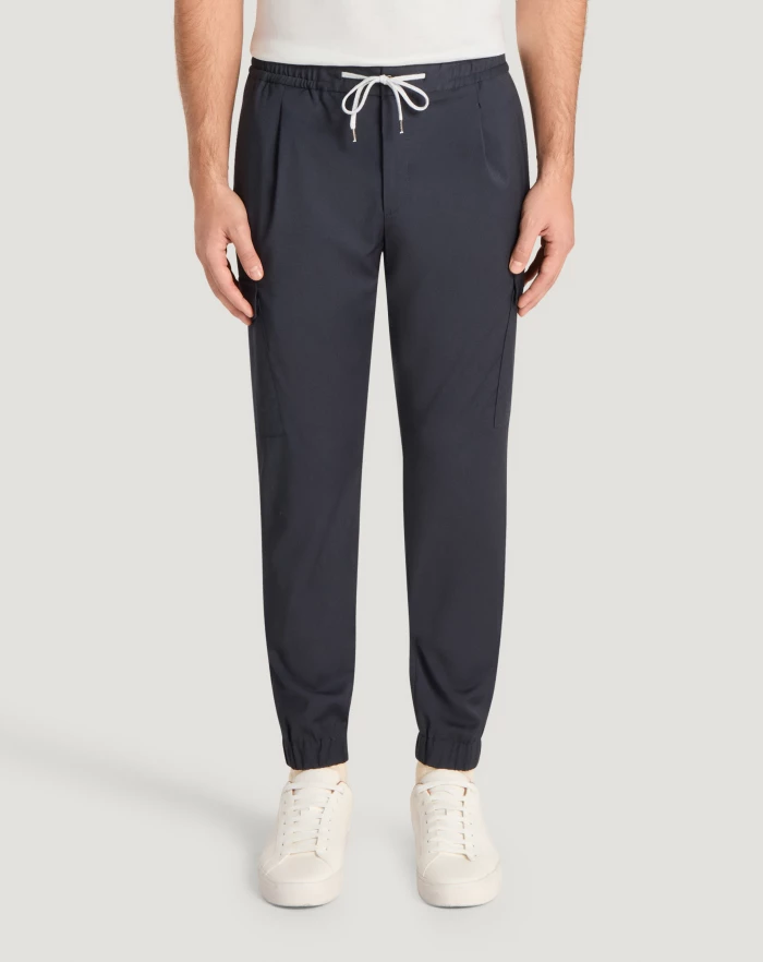 Pantaloni Torino Pantaloni Soft in techno lana Negozi Online