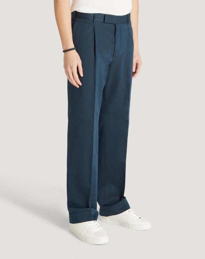 Pantaloni Torino Pantaloni Quindici in cotone e lino Online