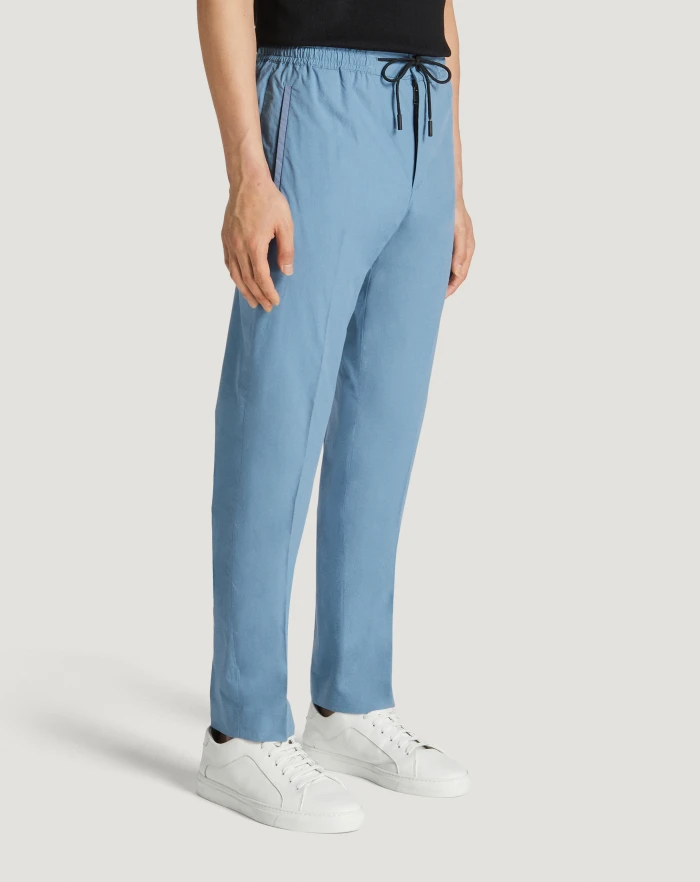 Pantaloni Torino Pantaloni Omega in popeline stretch Offerte