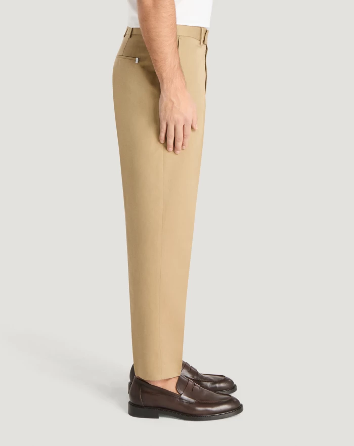 Pantaloni Torino Pantaloni Rebel in gabardina di cotone e lino Negozio