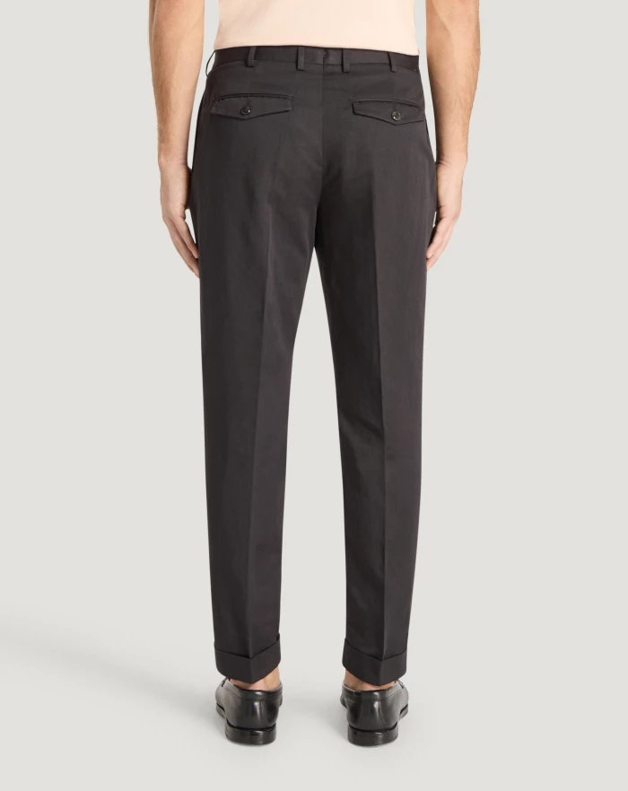 Pantaloni Torino Pantaloni Rebel in gabardina di cotone e lino 2025