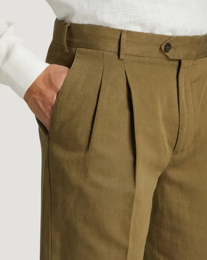 Pantaloni Torino Pantaloni The Reporter in gabardina Nuovo