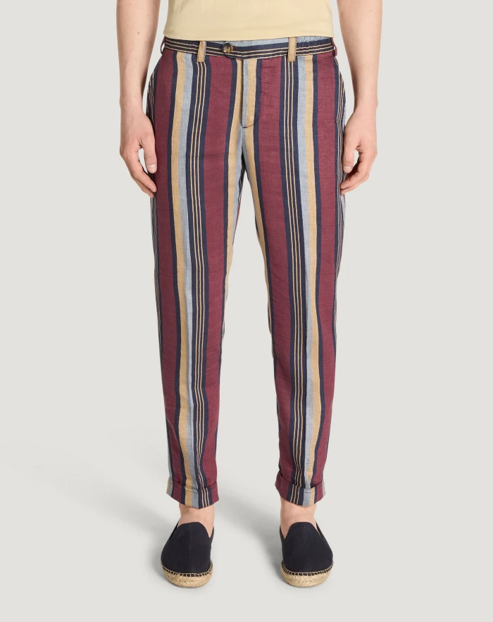 Pantaloni Torino Pantaloni The Rebel in lino fluido Soddisfazione Garantita