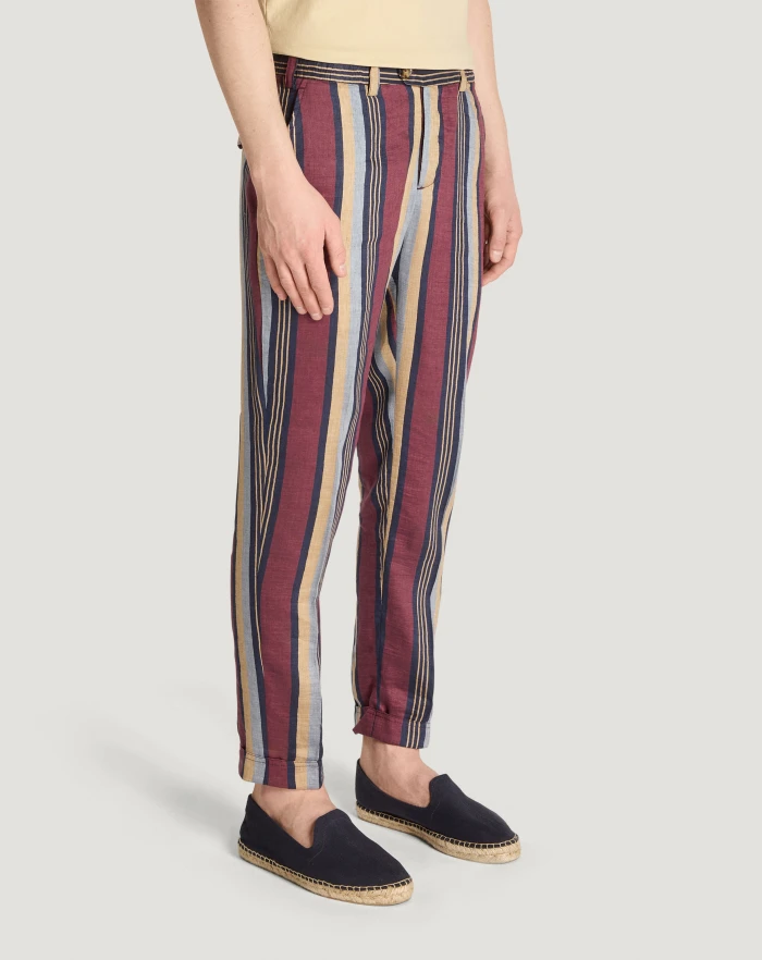 Pantaloni Torino Pantaloni The Rebel in lino fluido Soddisfazione Garantita