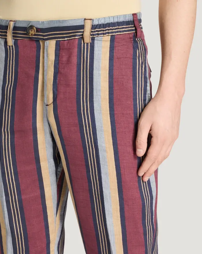 Pantaloni Torino Pantaloni The Rebel in lino fluido Soddisfazione Garantita