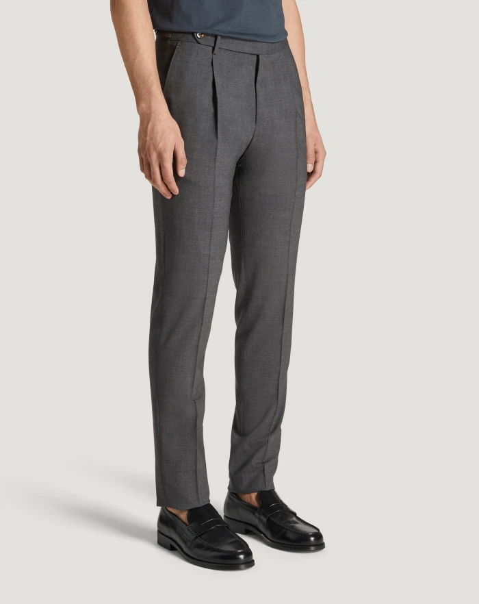 Pantaloni Torino Pantaloni Gentleman in lana four season Fino Al -60%