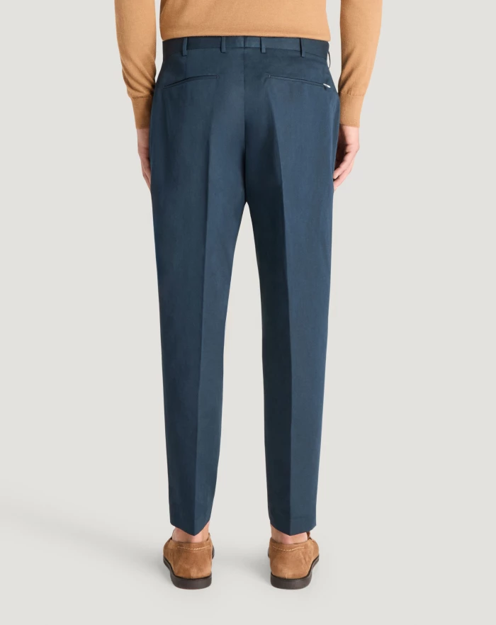 Pantaloni Torino Pantaloni Rebel in gabardina di cotone e lino Saldi Di Fabbrica