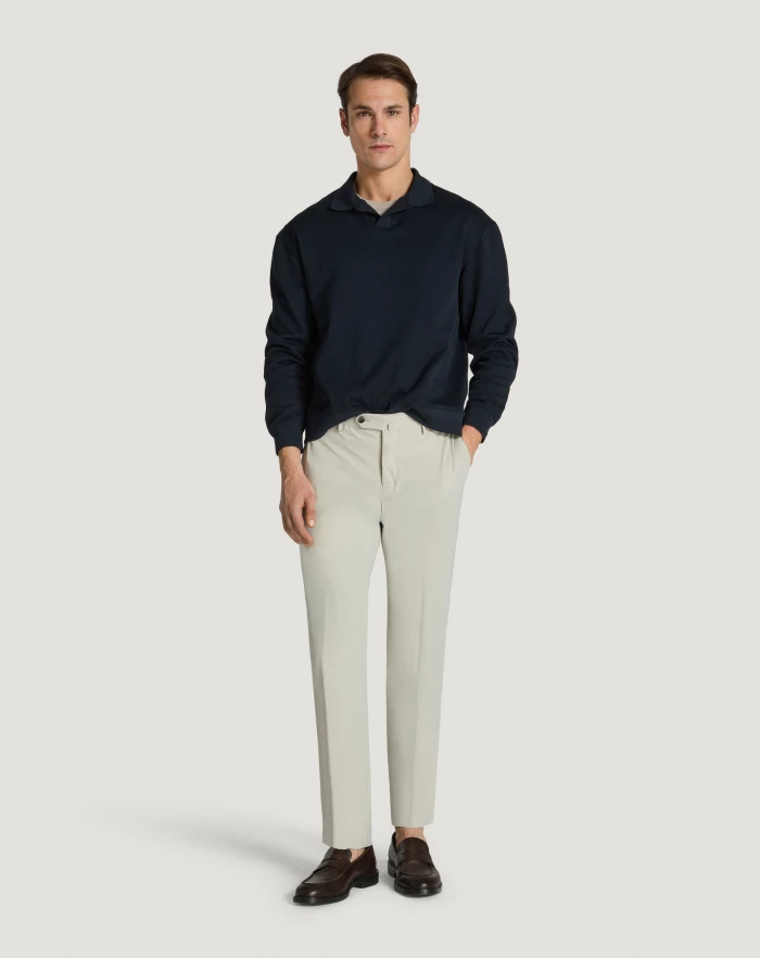 Pantaloni Torino Pantaloni Slim in tessuto organico stretch Vendite Flash
