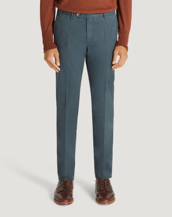 Pantaloni Torino Pantaloni Superslim in gabardina stretch Spedizione Gratuita