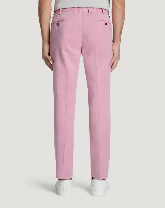 Pantaloni Torino Pantaloni Slim in lino stretch délavé Qualità Garantita